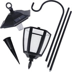 2-Pack Solar Pathway Lights, Waterproof LED Walkway Lights