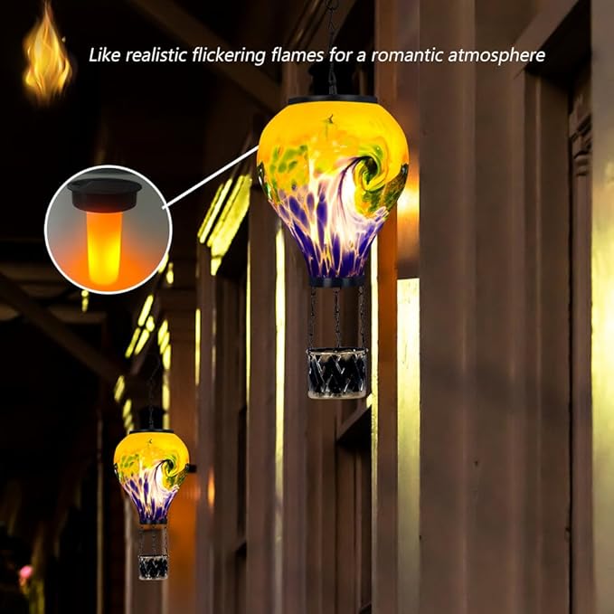 Courtyard Solar Lanterns, Waterproof LED Yard Lights