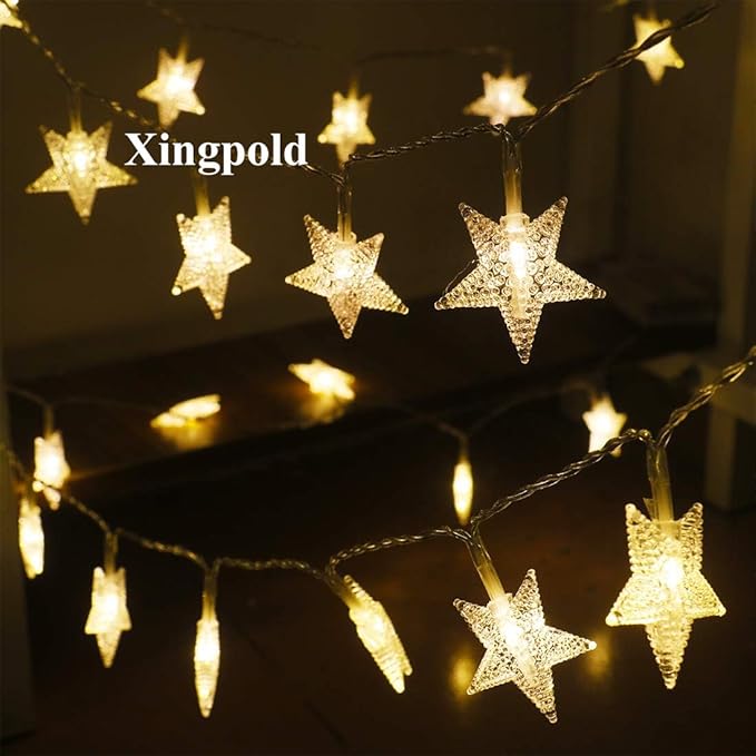 Christmas Fairy Lights, 4ft 50 LED Battery Twinkle Lights