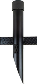 Black Yard Post Cap Lights, Solar LED