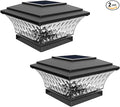 Warm White Patio Post Cap Lights, Solar LED