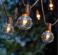 25ft Brown String Lights for Patio, Waterproof LED