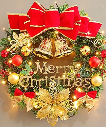 2-Pack 33ft Christmas LED String Lights, Waterproof Timer Lights