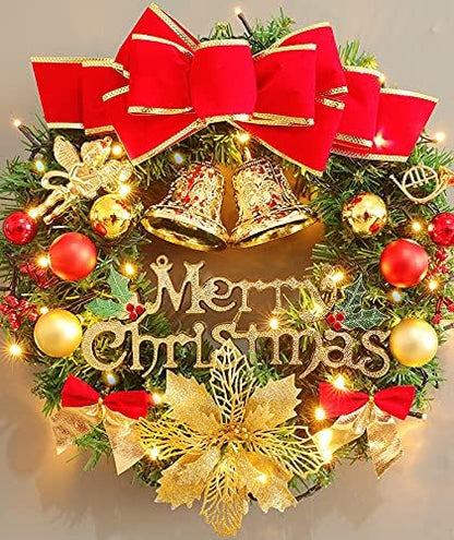 2-Pack 33ft Christmas LED String Lights, Waterproof Timer Lights