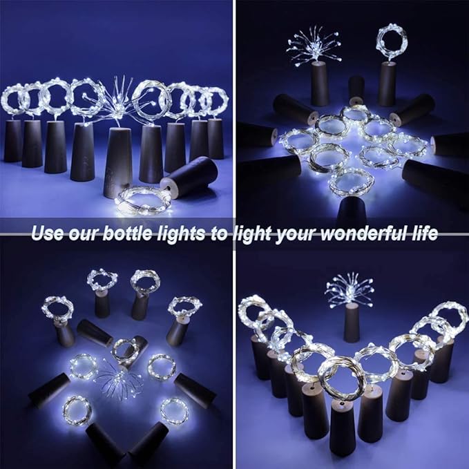Christmas Porch String Lights 24-Pack, 20 LED Waterproof