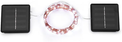 2-Pack Cool White Patio String Lights, Weatherproof LED