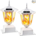 Outdoor Post Lighting Fixture, White Weatherproof Post Light