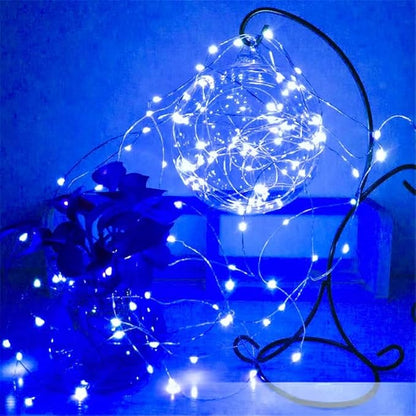 Christmas Backyard String Lights, 16ft 50 LED Waterproof