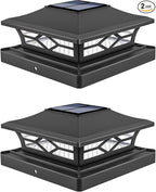Solar Post Cap Lights for Yard, LED