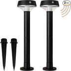 Black Solar Pathway Lights, Walkway LED