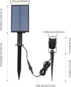 Solar Landscape Spotlights, LED