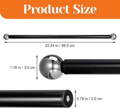 iplusmile Outdoor Lamp Post Cross Arm Ladder Rest Handle 22.04In Aluminum Adjustable Bracket for Heavy Duty Garden Light Pole Support