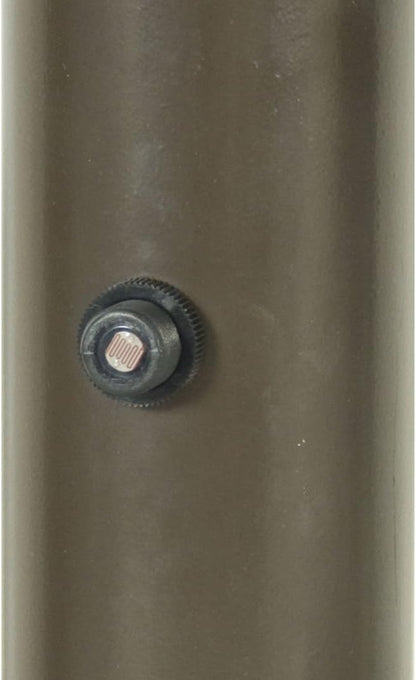 Solus Dusk-to-Dawn Button Sensor for Outdoor Fixtures and Lamp Posts – Auto Photocell Control, 120V, UL Listed, Black (Pack of 1)