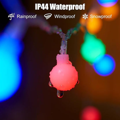 60 LED Christmas Twinkle Lights, Waterproof for Patio