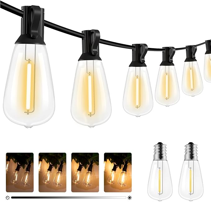 Rechargeable Camping String Lights, 240ft -Mode