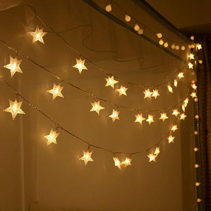 Warm White Porch String Lights, Weatherproof LED