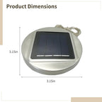 Mason Jar Lid Fairy Lights 5-Pack, Solar Patio LED