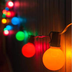 25ft Christmas LED String Lights, Waterproof Timer Lights