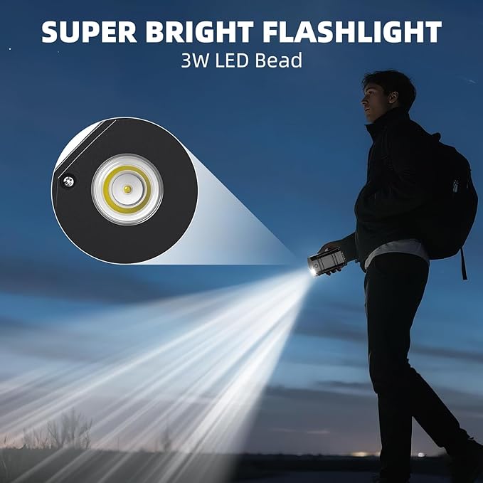 Portable Rechargeable Lantern 4-Pack, Emergency LED