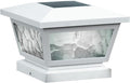Solar Post Cap Lights, White Waterproof