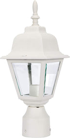 Pole Lantern for Outdoor Posts, White Waterproof