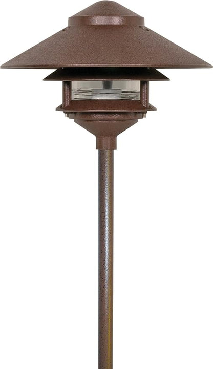 Nuvo Lighting 90/1279 12-Inch By 1/2-Inch Steel Durable Outdoor Landscape Pathway Lighting Mounting Post, Old Bronze