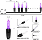 Battery Halloween Lightsft Black Waterproof