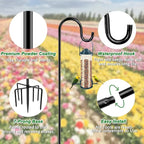 Heavy-Duty Shepherd's Hooks 2-Pack, 72" Garden