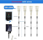 4-Pack Solar Landscape Lights for Garden