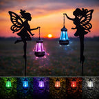 Solar Garden Garden Statue Light, Outdoor Decor