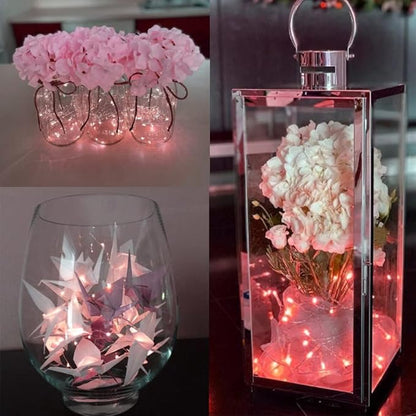 16-Pack Christmas String Lights, 10ft 30 LED Waterproof Twinkle Lights