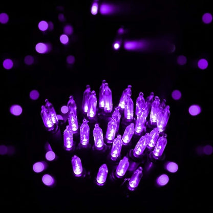 50 LED Christmas Twinkle Lights, 18ft Waterproof for Yard