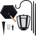 4-Pack Warm White Solar Path Lights, Outdoor Yard LED
