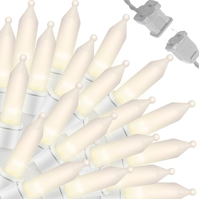 Christmas Twinkle Lights, 21ft Waterproof for Backyard