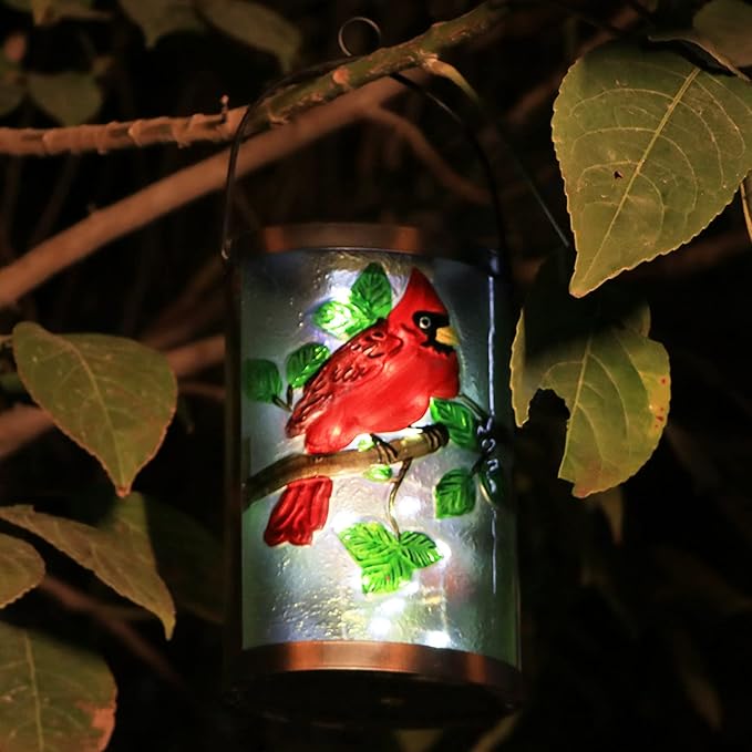 Cardinal Solar Patio Lanterns, Classic Waterproof LED