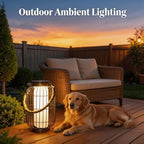 Hanging Solar Lanterns, Waterproof LED Backyard Lights