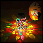 Mosaic Solar Hanging Lanterns 2-Pack, Decorative Porch Decor
