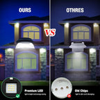 Sleek Solar Patio Lights 6-Pack, LED
