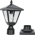 Cool White Solar Fence Post Caps, Patio LED