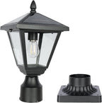Cool White Solar Fence Post Caps, Patio LED