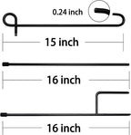 Solar Flagpole Lamp, Auto On/Off