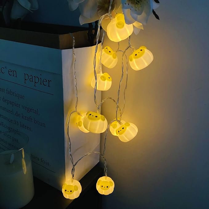 Black Patio String Lights, Weatherproof LED