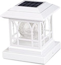 Warm White Solar Fence Post Caps, Patio LED