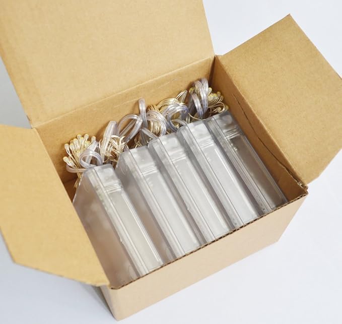 5-Pack Christmas String Lights, 20 LED Waterproof Twinkle Lights