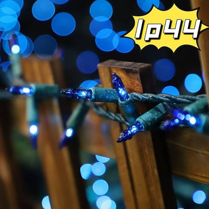 20ft Christmas LED String Lights, Waterproof Timer Lights
