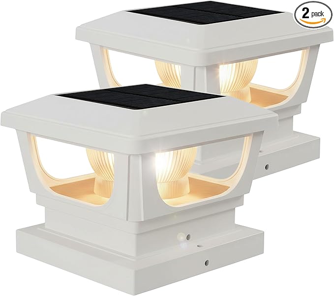 Solar Fence Lights, Outdoor LED
