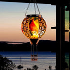 Cardinal Solar Lantern Set, Classic Garden Lighting