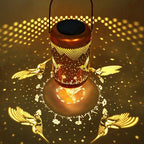 Hummingbird Solar Lanterns, Waterproof LED Outdoor Lights