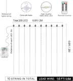 6ft Warm White Outdoor Edison String Lights, Weatherproof