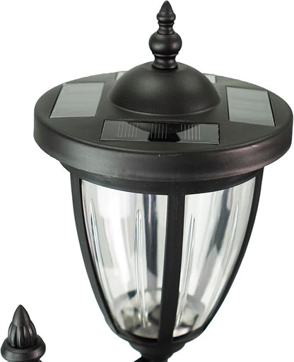 Sun-Ray Kambria Multi Function 2-Piece Set of Solar Lights with Posts, Ground Stakes, Planters, & Wall Mount Hardware, Outdoor Lights for Patio, Porch, Deck, Yard